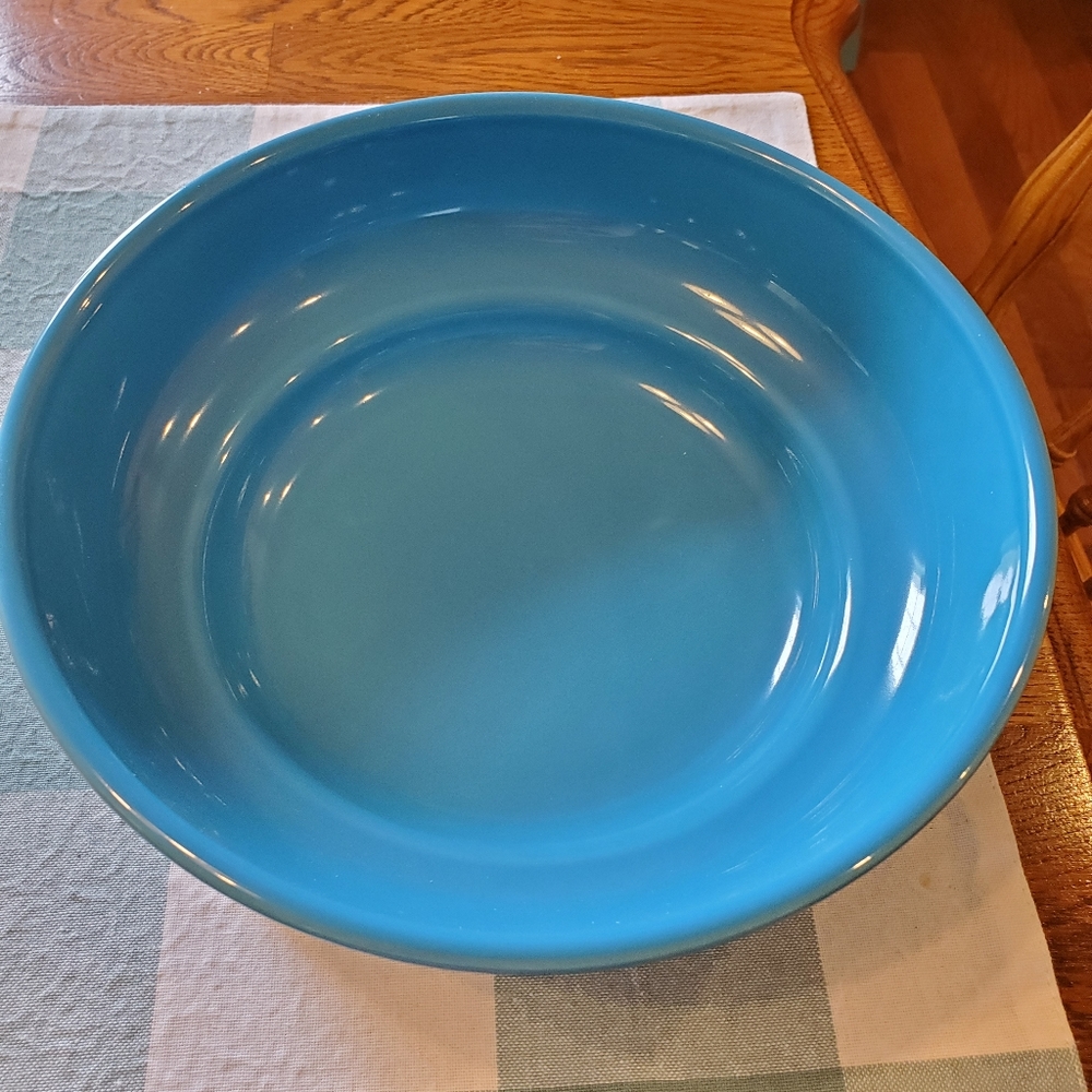 FIESTA RETIRED PEACOCK 48OZ BETTY BOWL